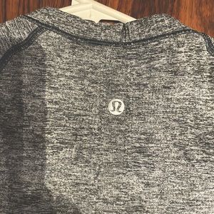 Lulu Lemon top, grey , size 4. Used